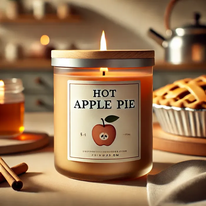 Hot Apple Pie soy candle by The Perfect Burn