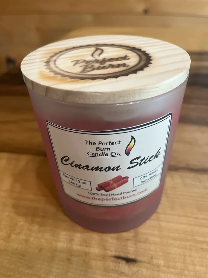 Cinnamon Stick candle, poured