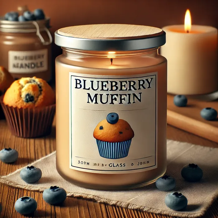 Blueberry Muffin soy candle by The Perfect Burn