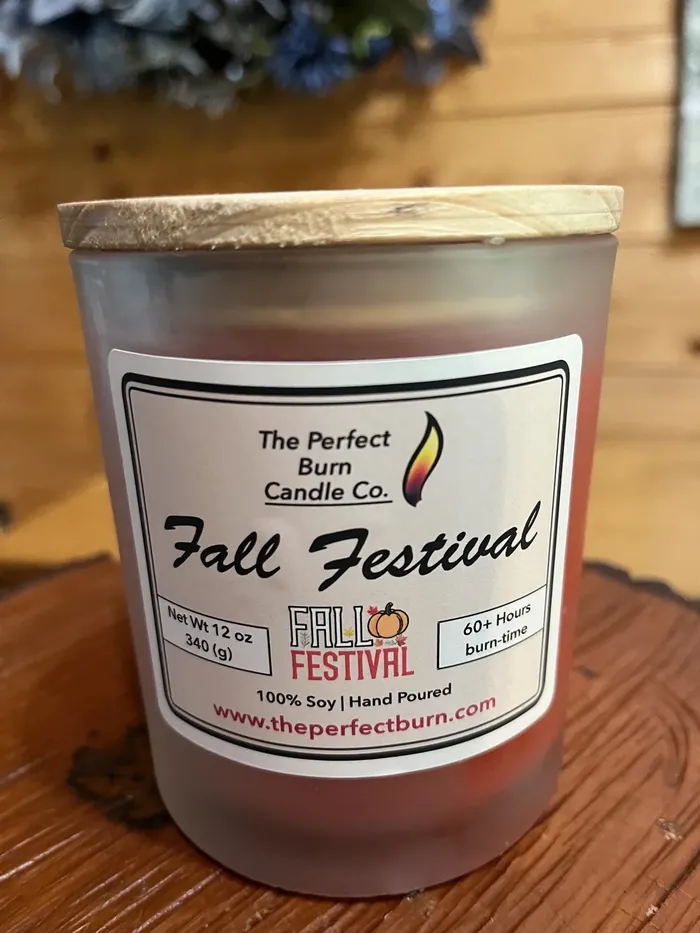 Fall Festival candle, poured