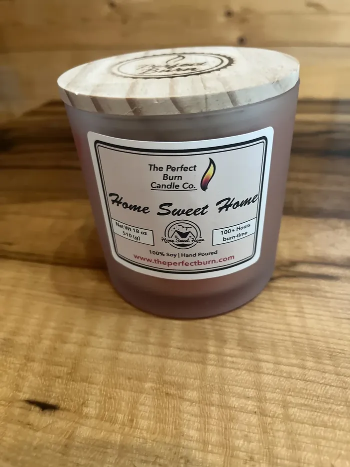 Home Sweet Home candle, poured