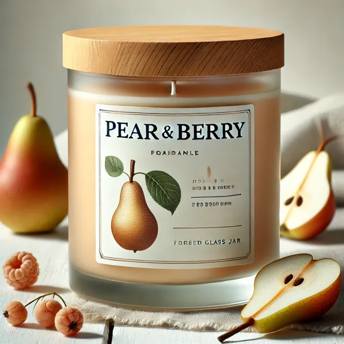 Pear Berry soy candle by The Perfect Burn