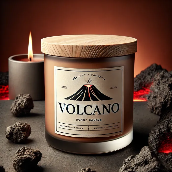 Volcano soy candle by The Perfect Burn